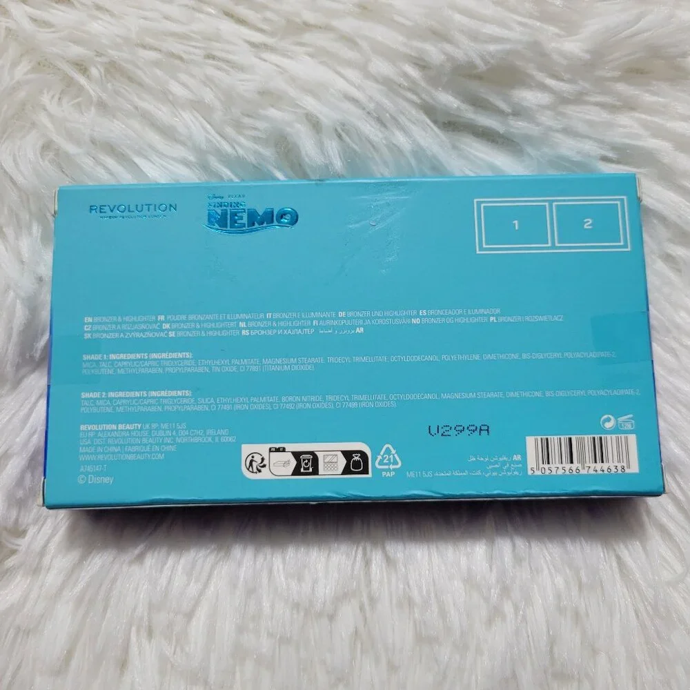 Disney Pixar Finding Nemo Bronzer & Highlighter Palette